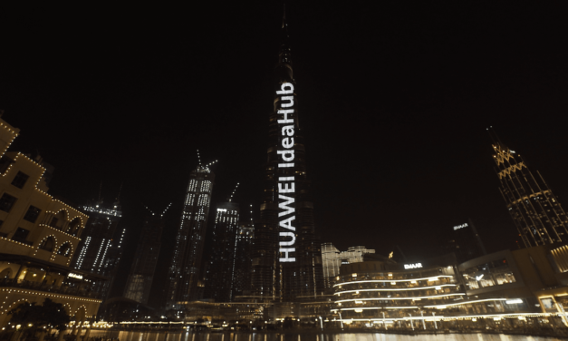 HUAWEI IdeaHub lights up the world’s tallest building, Burj Khalifa