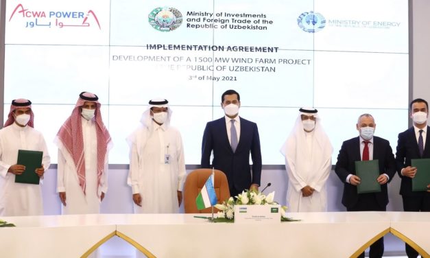 ACWA Power expands its presence in Central Asia with largest single-site wind farm in the region