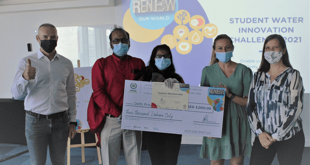 UAE students win inaugural ‘RE-NEW Our World’ challenge to tackle global water scarcity
