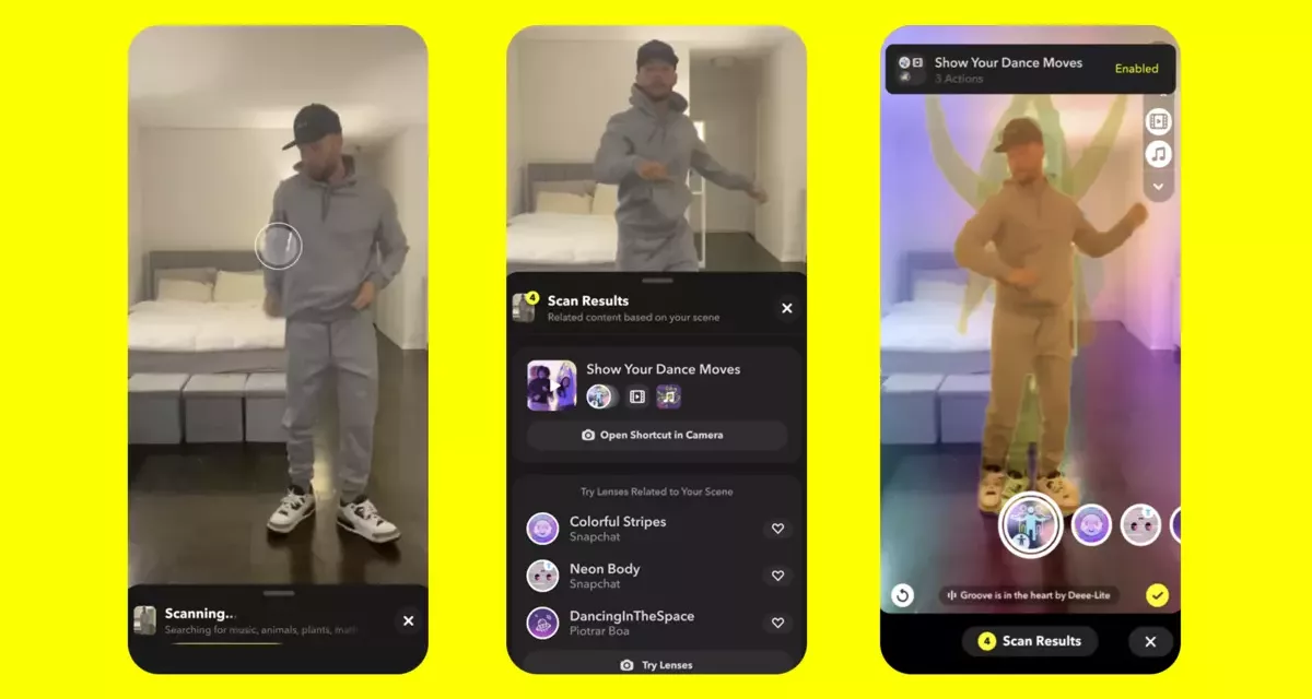 Next Gen Scan features hit Snapchat
