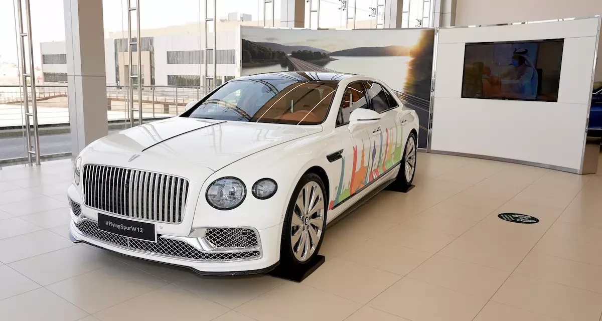 Bentley joins the Saudi people in celebrating the 91st National Day