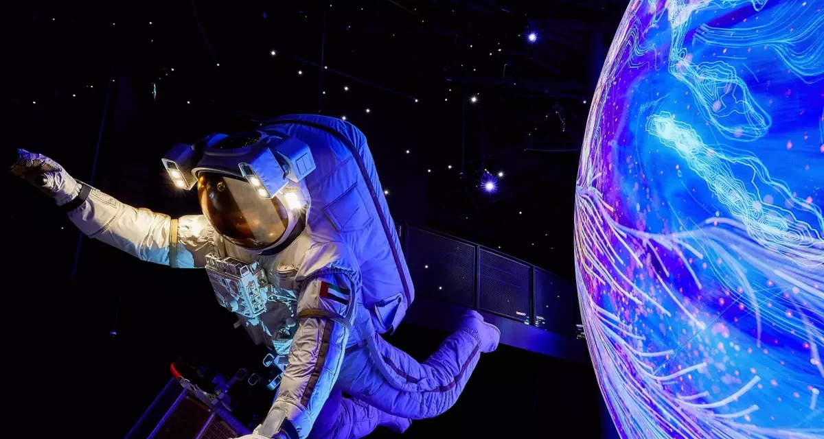 Alif – The Mobility Pavilion to take visitors on a journey through time and space, from ancient exploration through to a virtual future