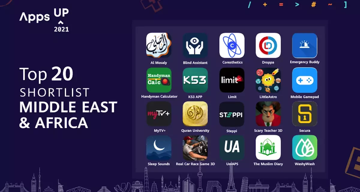 Huawei announces Apps UP’s top 20 regional shortlisted apps