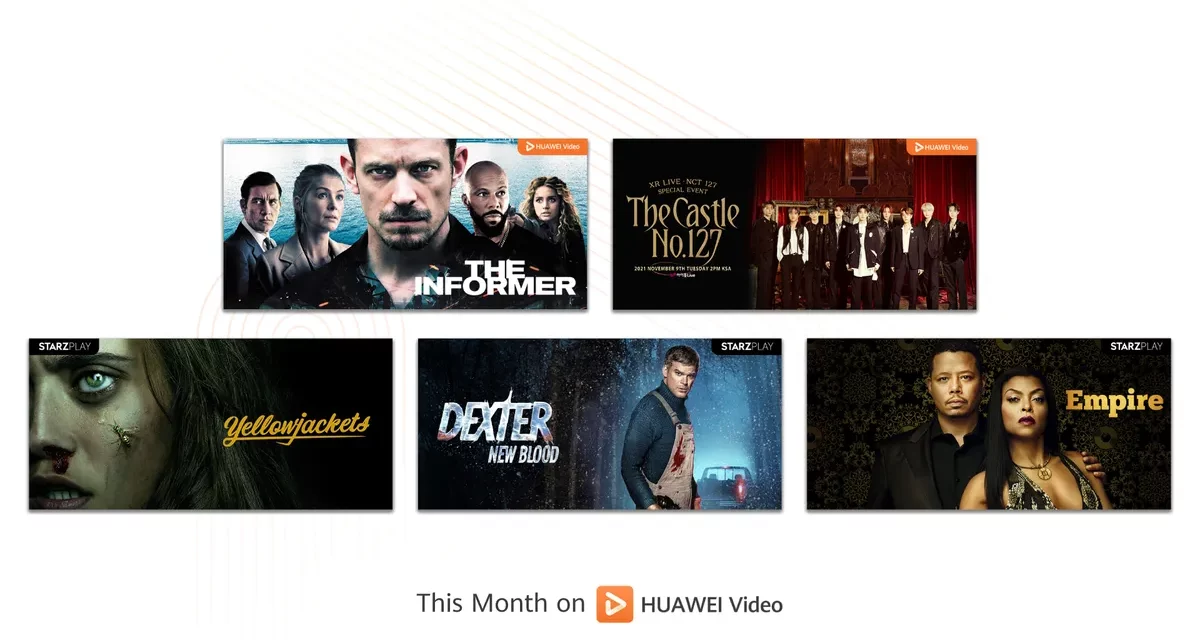 New on HUAWEI Video in November 2021