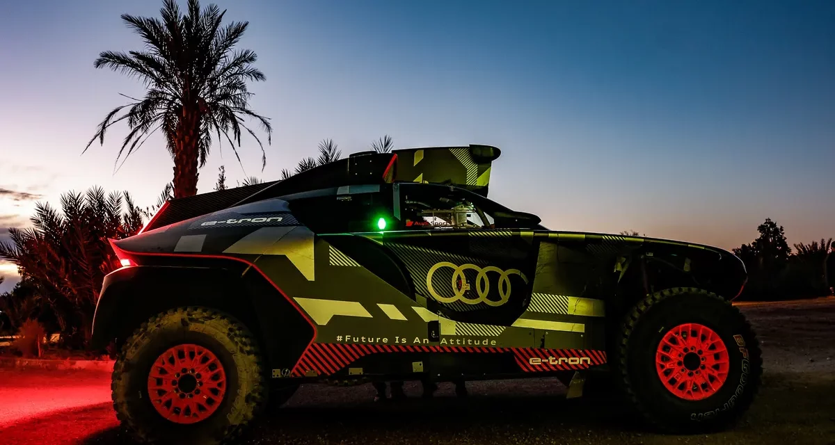 The 44th Edition Dakar Rally returns to the Kingdom of Saudi Arabia featuring the Audi RS Q e-tron.
