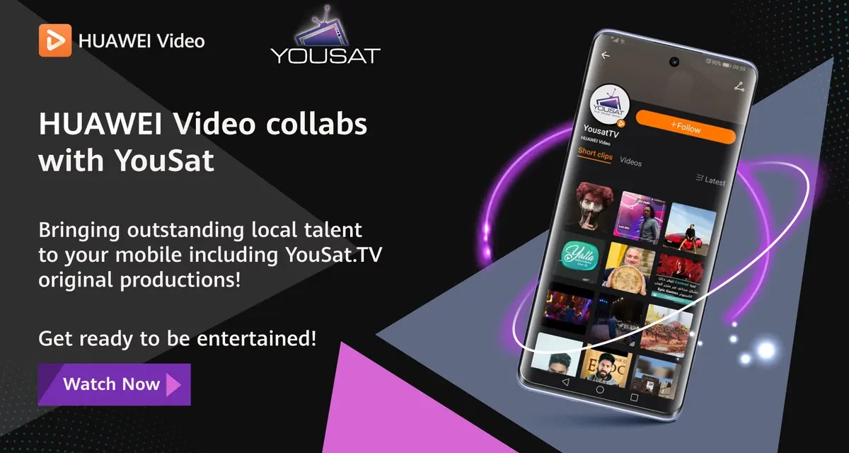 HUAWEI Video Exclusively Launches YouSat TV’s Top-Rated Content Hand-Picked for the Region