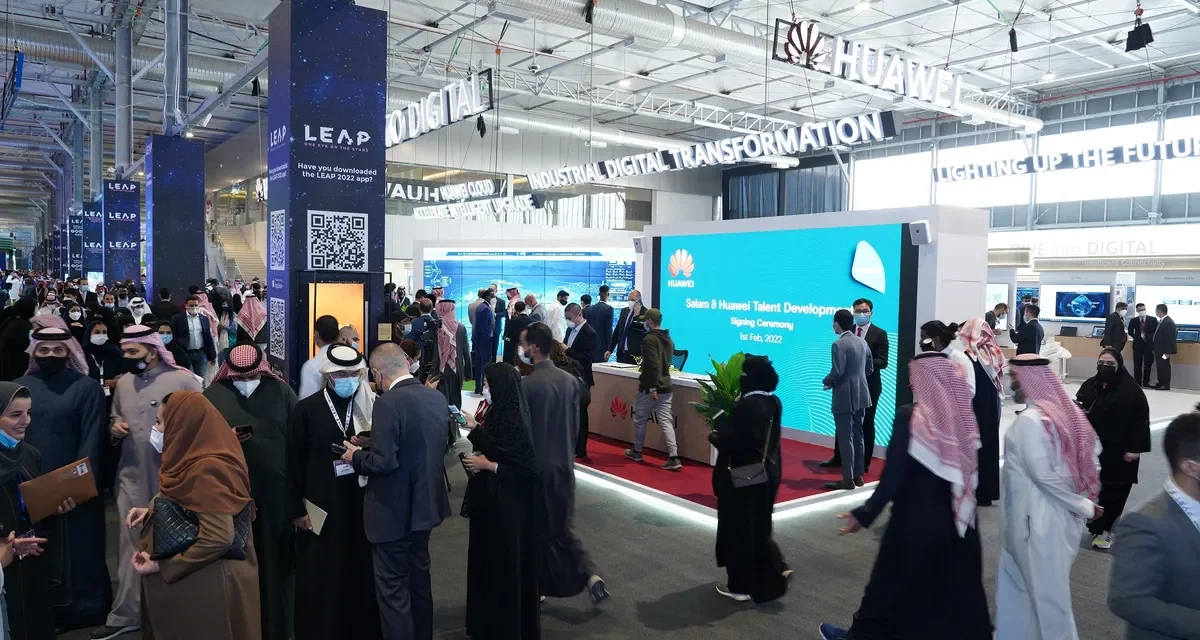 Huawei explores how countries in the Middle East region can take the lead in digitization at the inaugural #LEAP22 summit in Riyadh