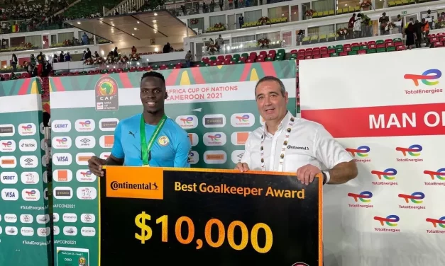 Continental Presents Best Goalkeeper Award at TotalEnergies Africa Cup of Nations 2021