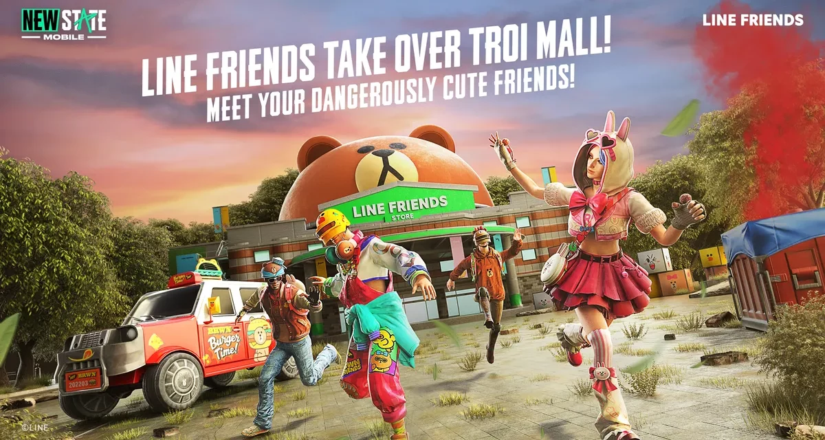 NEW STATE MOBILE TO KICK OFF THE JUNE UPDATE WITH LINE FRIENDS