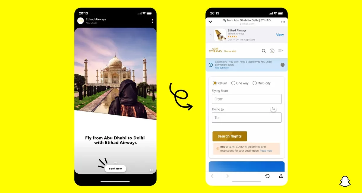Snap Launches Dynamic Travel Ads