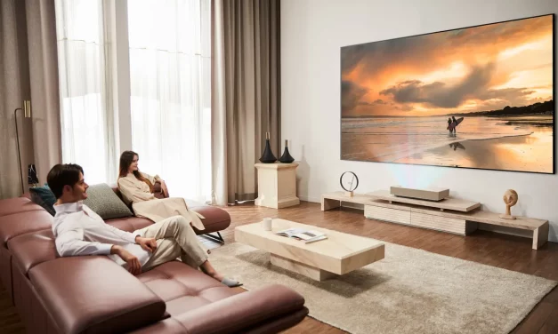 ￼2022 LG CINEBEAM PREMIUM PROJECTOR SETS NEW STANDARD FOR THE HOME CINEMA EXPERIENCE