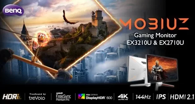 BenQ Heralds Next-Gen 4K HDMI 2.1 Gaming Monitors in Sleek White Appearance With 1ms Response Time & 144Hz Refresh Rate