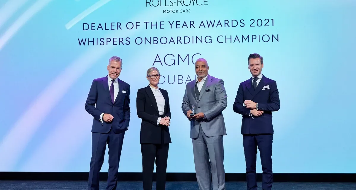 ROLLS-ROYCE MOTOR CARS DUBAI SCORES DUAL ACCOLADES AT WORLD DEALER AWARDS