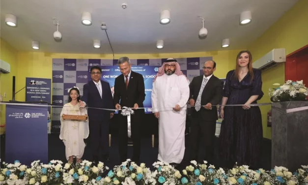 Dr. Vivian Balakrishnan presides over the opening ceremony of One World International School Riyadh