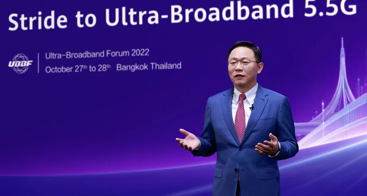 Ultra-Broadband 5.5G, key milestone on the path to an intelligent world