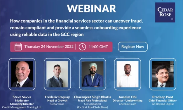 <strong>Cedar Rose to Host Webinar on How Companies can Uncover Fraud & Remain Compliant Using Reliable Data for Onboarding in the GCC Region</strong>