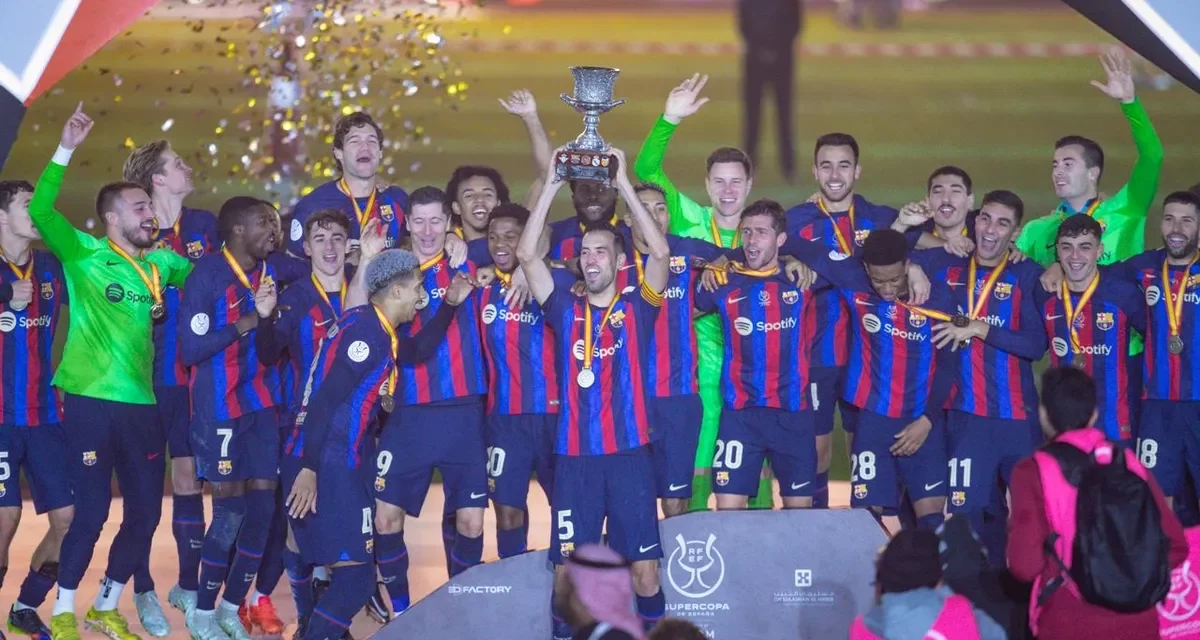 <strong>Barcelona crowned Spanish Super Cup champions in Riyadh</strong>