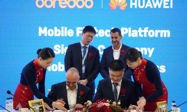 Ooredoo Signs Fintech Service Agreement with Huawei in MWC2023 to Explore Promising New Business Together