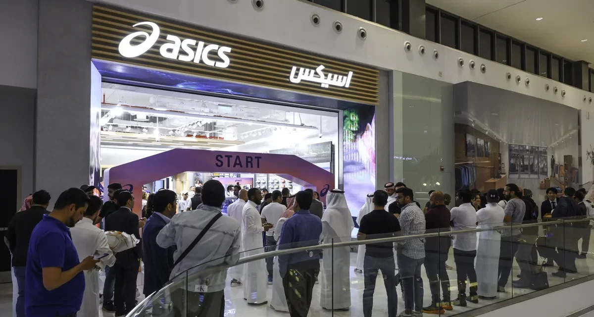SPORTS BRAND ASICS LAUNCHES FIRST STORE IN KSA