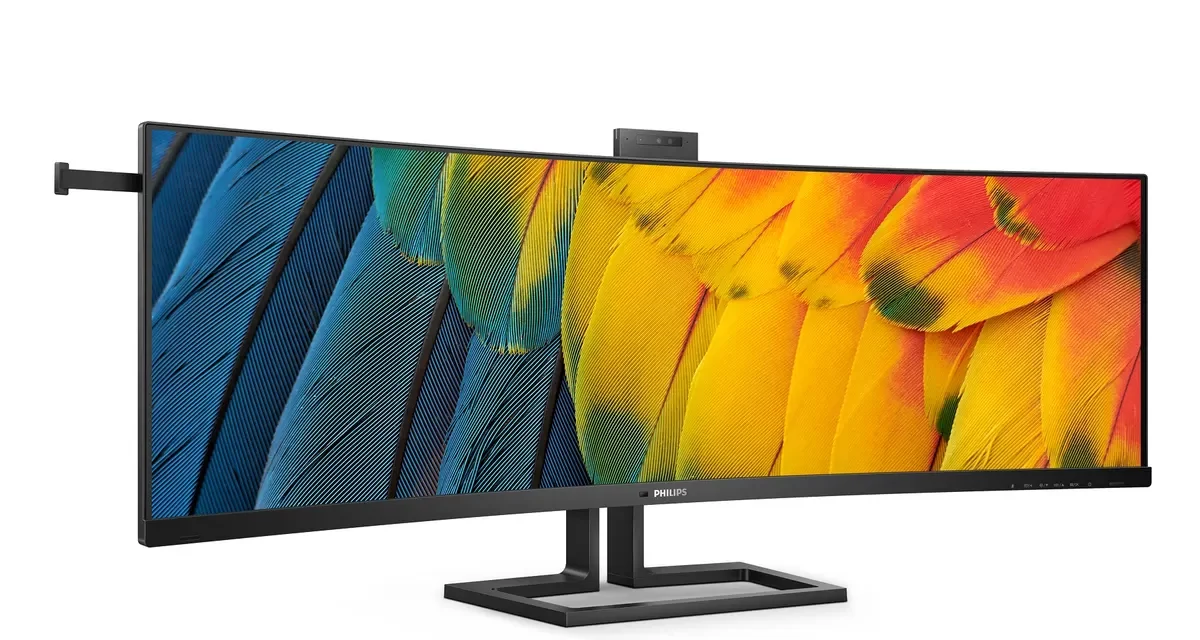 New Philips Monitor is Released with SuperWide Docking Monitor with Noise-Canceling 5MP Webcam