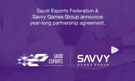 Saudi Esports Federation and Savvy Games Group announce year-long sponsorship agreement