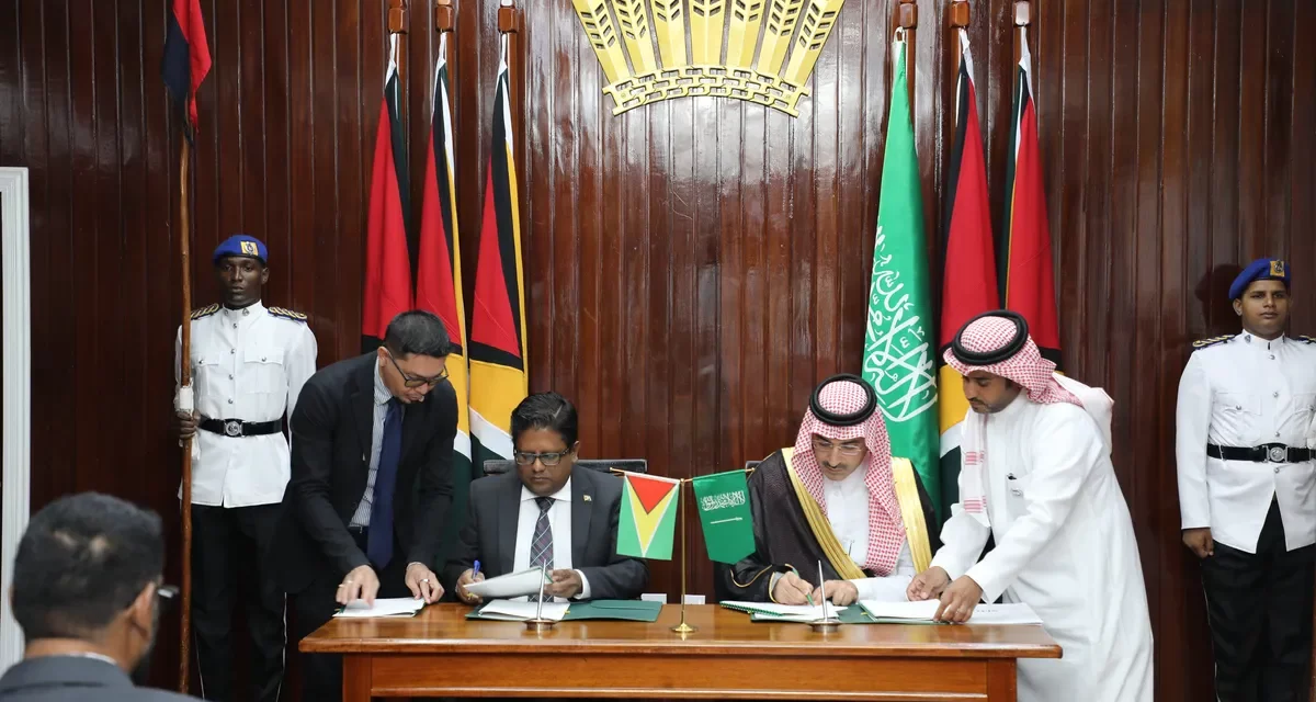 Saudi Fund for Development Signs Two Development Loan Agreements Worth $150 Million in Guyana