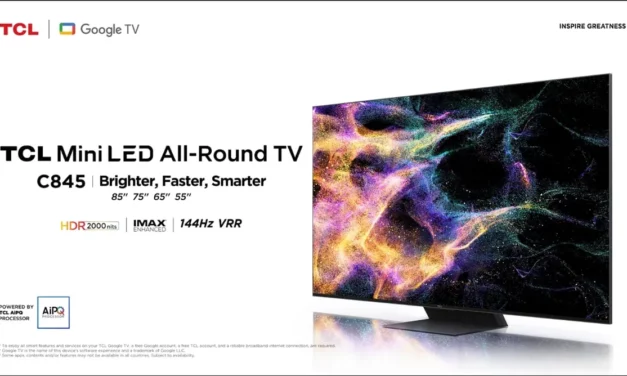 TCL sets the bar for immersive experiences in entertainment and gaming with C845 4K Mini LED TV