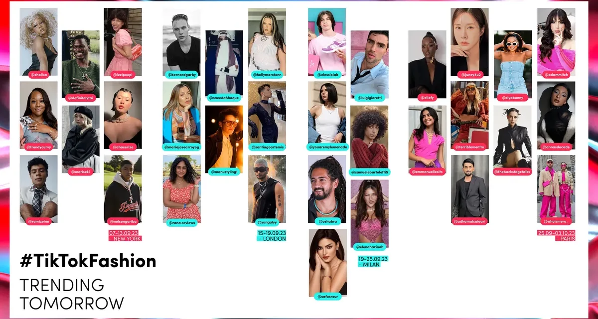 Discover what’s trending tomorrow with #TikTokFashion