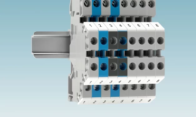 Space-saving wiring with mini multi-level terminal blocks