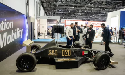 Abu Dhabi University students showcase award-winning 160km/h F1 electric vehicle at Automechanika Dubai