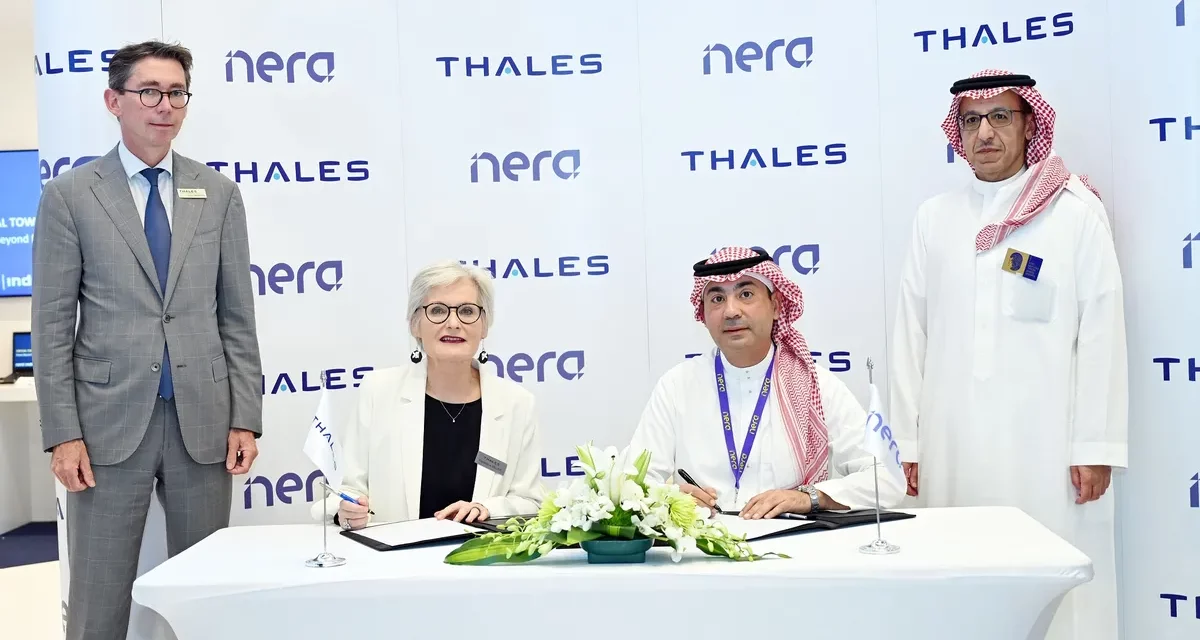 NERA and Thales signed a business partnership agreement for the Maintenance Efficiency Manager (MEM) digital support services platform at Dubai Airshow