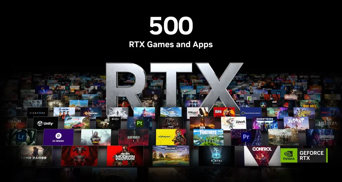 NVIDIA Surpasses 500 RTX Games and Applications