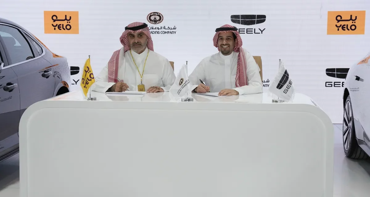 Yelo strengthens its fleet with Geely Geometry C electric cars from Wallan Trading Company