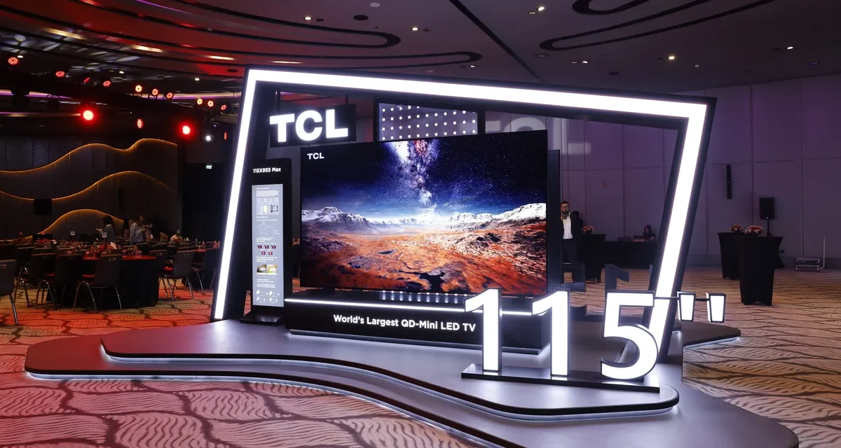 TCL launches world’s biggest QD-Mini LED TV in Dubai