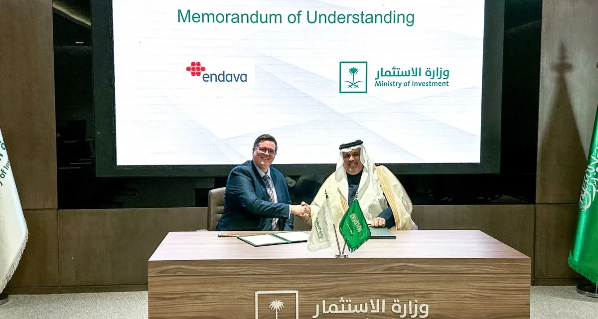 Saudi Ministry of Investment Signs MoU with Global Tech Leader, Endava, to Accelerate Digital Advancement in the Kingdom