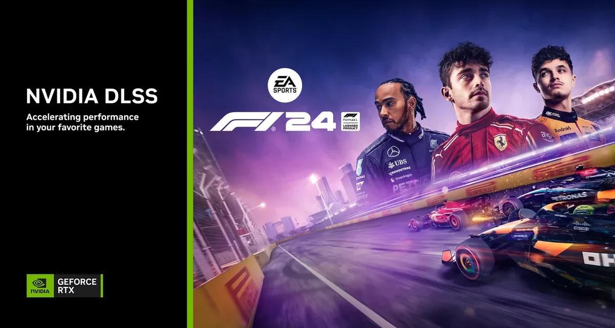 Accelerate to super-speeds with NVIDIA DLSS 3 in EA SPORTS F1 24 with ray tracing and NVIDIA Reflex