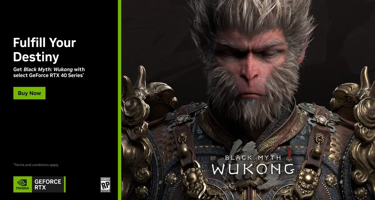 NVIDIA Launches GeForce RTX 40 Series Bundle with Black Myth: Wukong, Showcases Latest DLSS Updates”