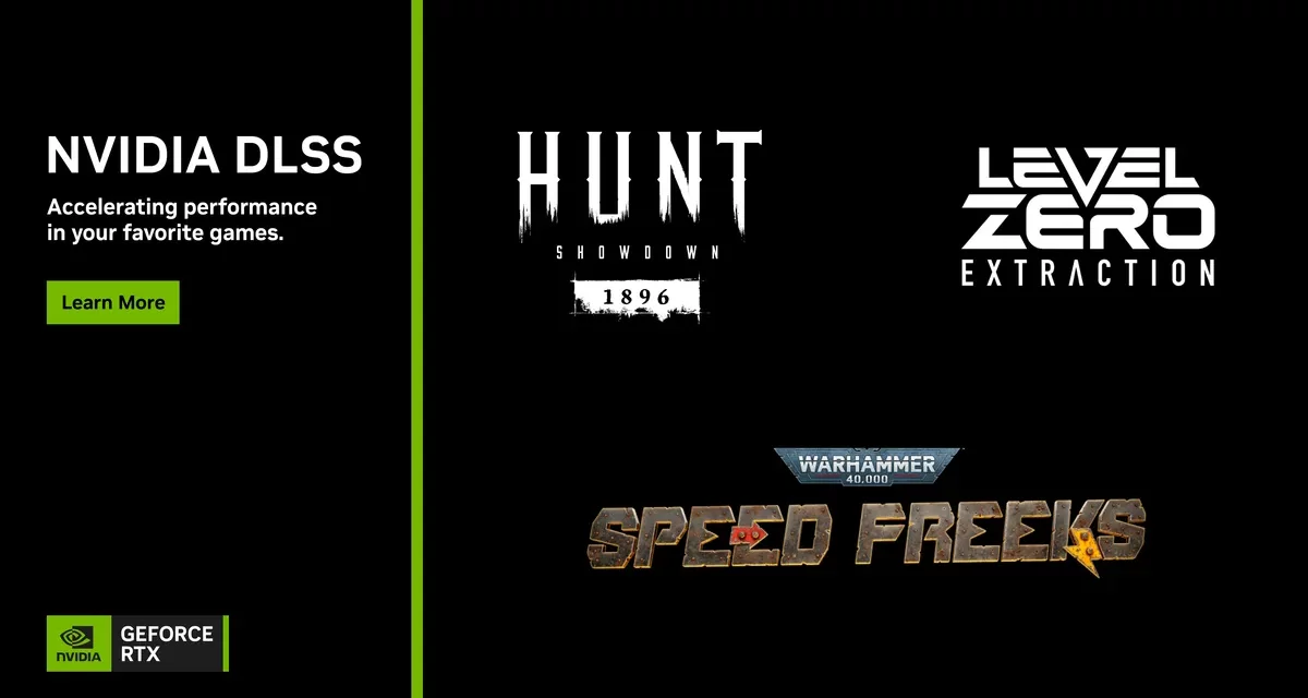 NVIDIA DLSS available now in Warhammer 40,000: Speed Freeks and more games this week