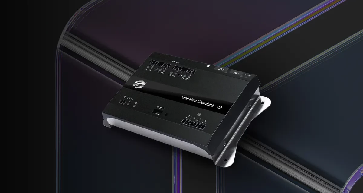 Genetec unveils Cloudlink 110, a compact cloud-managed video bridge for low-density deployments
