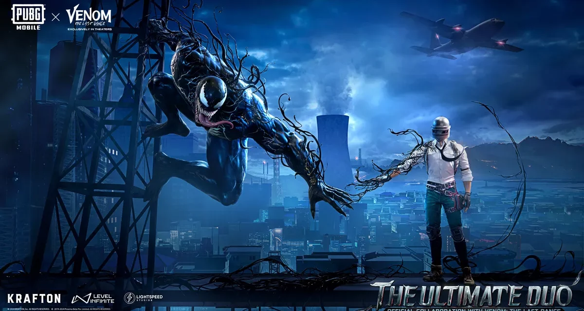PUBG MOBILE TEAMS UP WITH VENOM: THE LAST DANCE FOR A SYMBIOTIC COLLABORATION