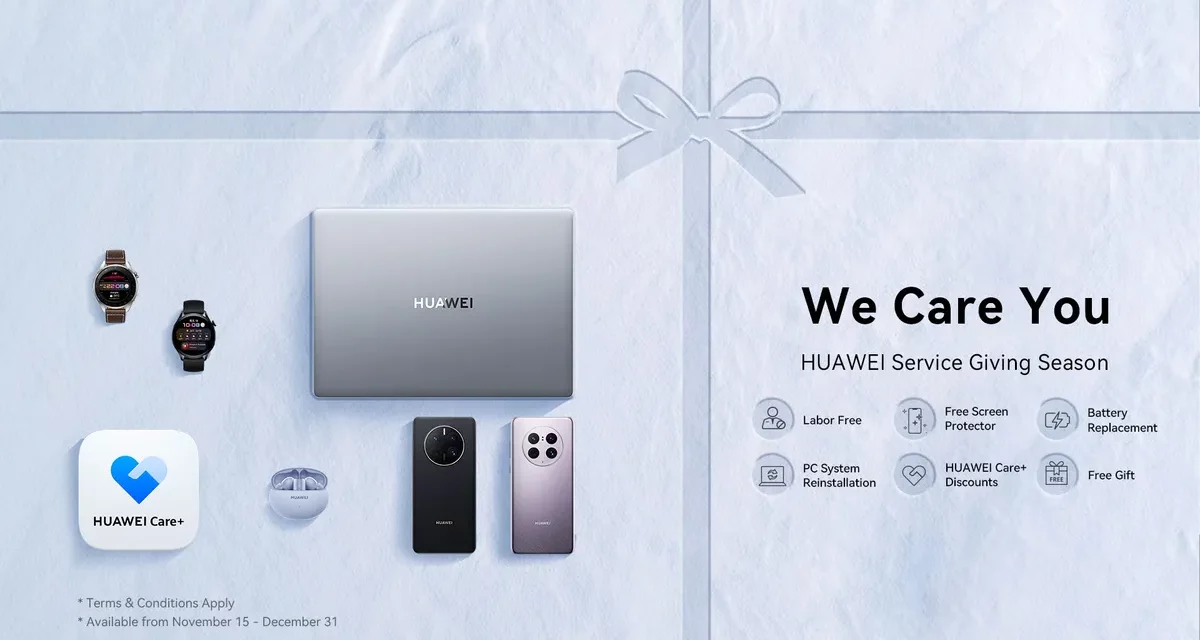 Huawei Kicks Off Service Giving Season to Celebrate Year-End with Customers