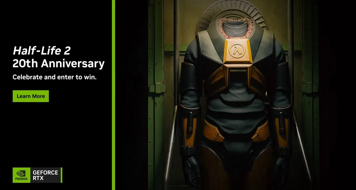 NVIDIA Celebrates Half-Life 2’s 20th Anniversary with Stunning Remastered RTX Edition