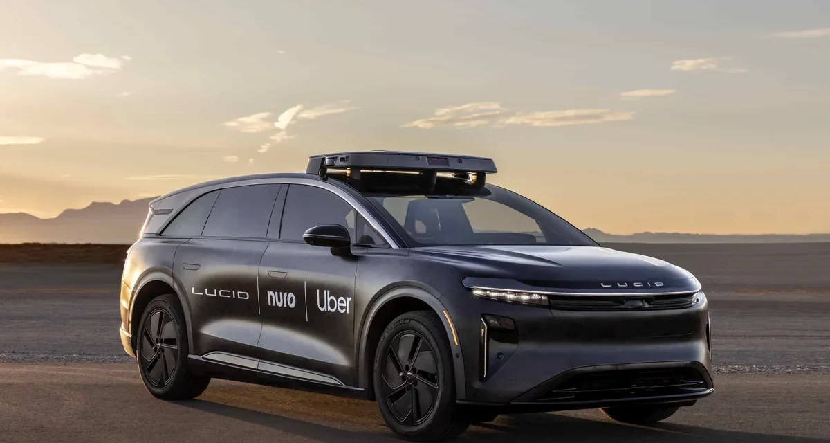 Lucid, Nuro, and Uber Partner on Next-Generation Autonomous Robotaxi Program