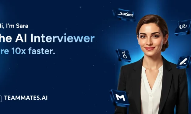 Teammates.ai Launches Sara, the AI Interviewer — Hire in a Few Days and Cut Screening Costs by 85%