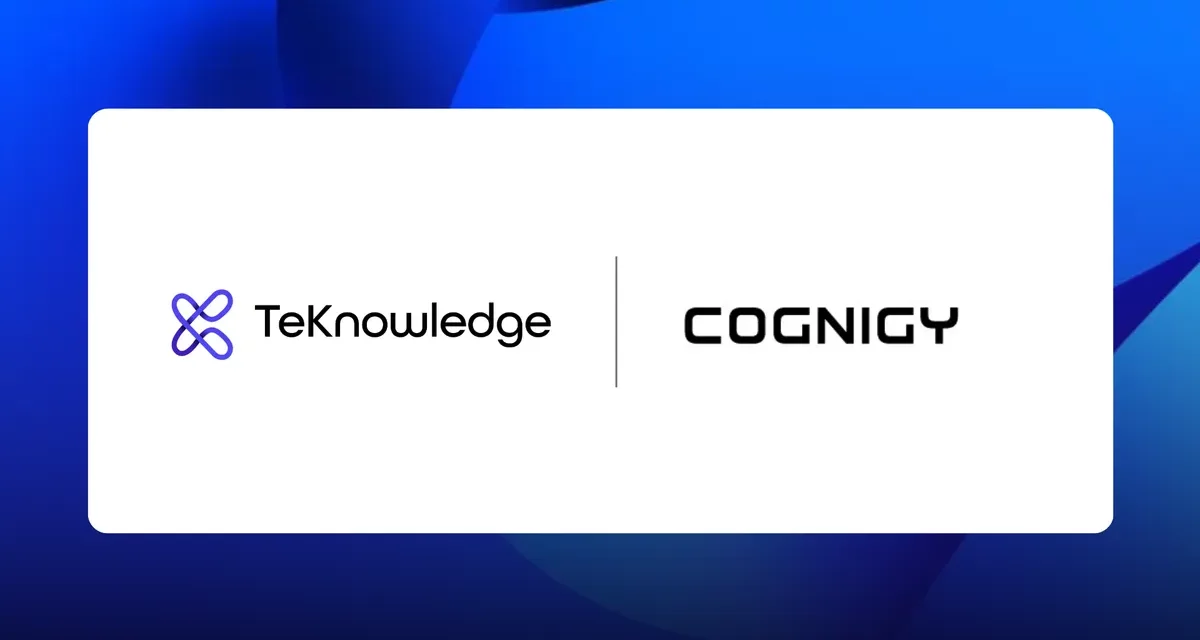 Cognigy and TeKnowledge Partner to Accelerate Agentic AI Adoption in the Enterprise