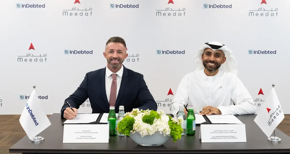 Meedaf and InDebted form strategic partnership to transform debt resolution in the UAE    
