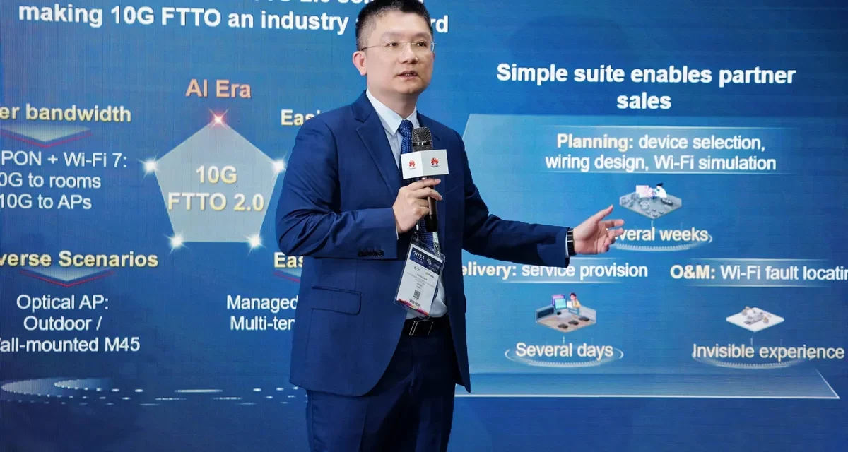 Huawei’s F5G-A FTTO Solution to Accelerate AI Applications Across Thousands of Campuses