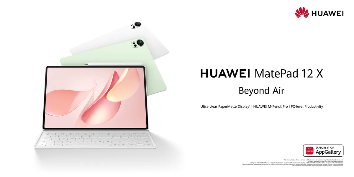 HUAWEI MatePad 12 X and M-Pencil Pro Redefine Tablet Creativity with PaperMatte Precision