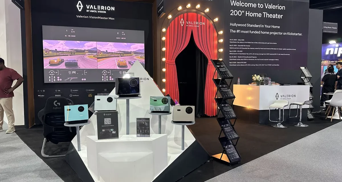 Valerion launches VisionMaster Max projector in the Middle East at GITEX GLOBAL 2025