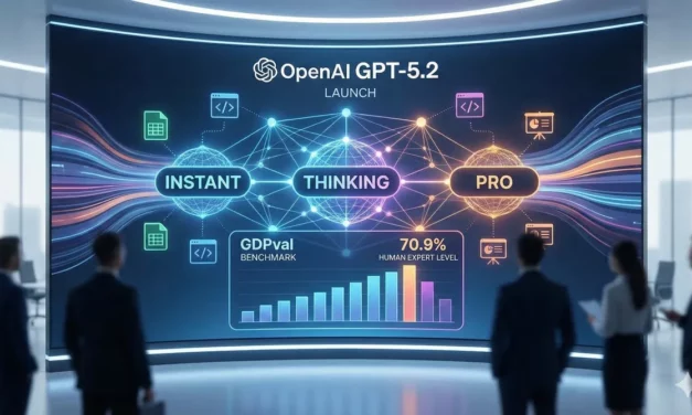 OpenAI Introduces GPT-5.2: The First AI Model to Reach Human Expert Levels in Professional Work